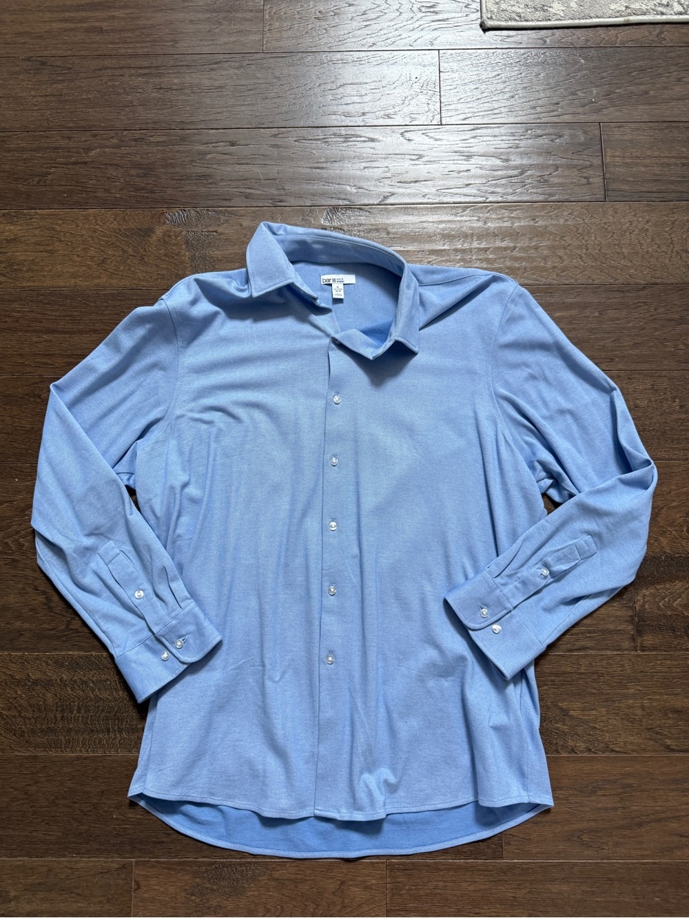 Bar III Men's Light Blue Long-Sleeve Button-Up Shirt, Slim Fit